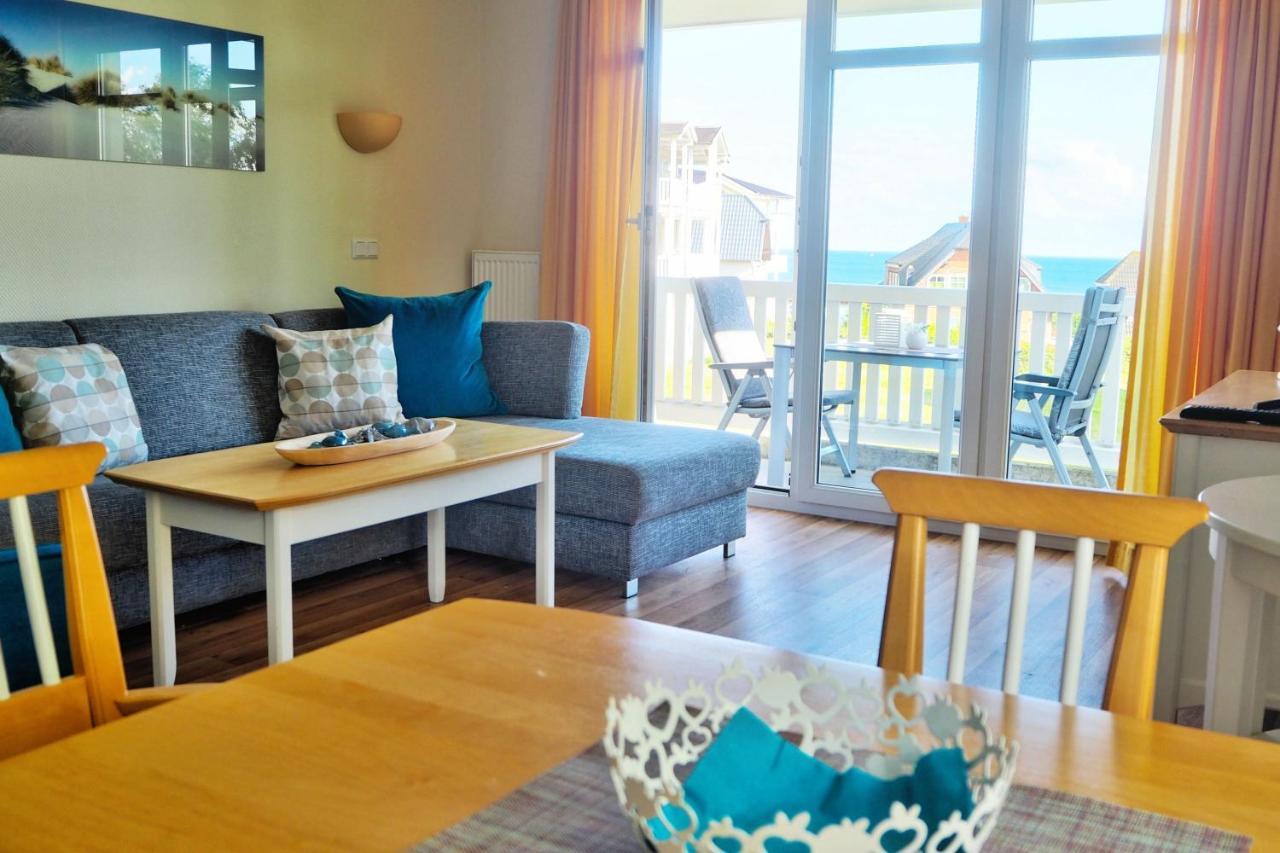 Mit Meerblick Und Balkon, Gratis Nutzung Vom Ahoi Erlebnisbad Und Sauna In Sellin - Meeresblick Fewo 35 Goehren  Exterior foto